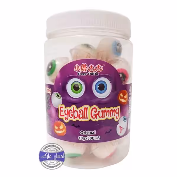 بسته 30 عددی مارشمالو توپی عسلی طرح های مختلف