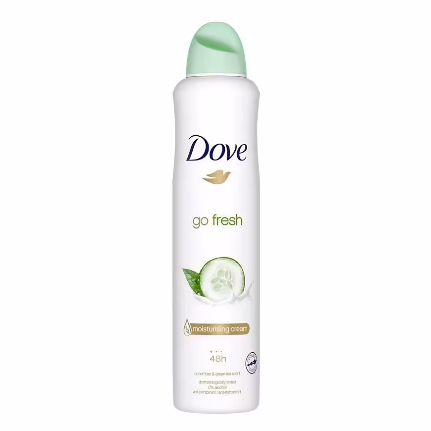 اسپری ضد تعریق خیار و چای سبز داو Dove Go Fresh حجم 250 میلی لیتر
