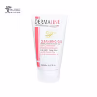 شوینده پوست خشک و حساس درمالاین DERMALINE حجم 150 میلی لیتر