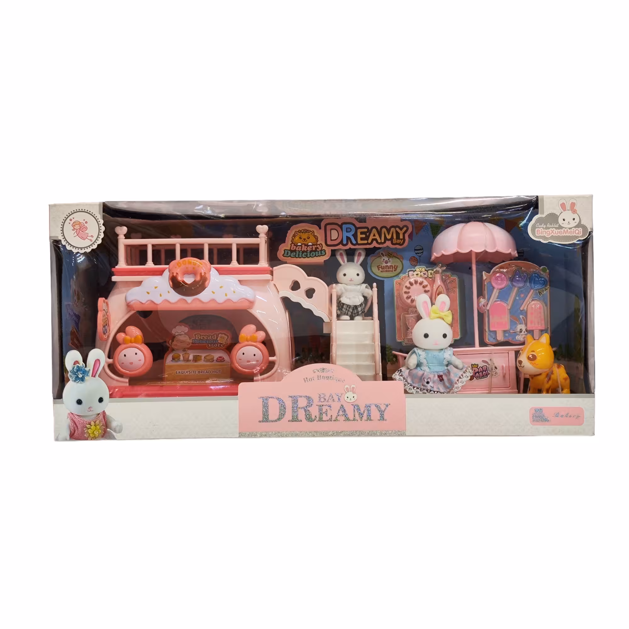 اسباب بازی خانه خرگوش بزرگ به همراه دکه خوراکی و بچه خرگوش