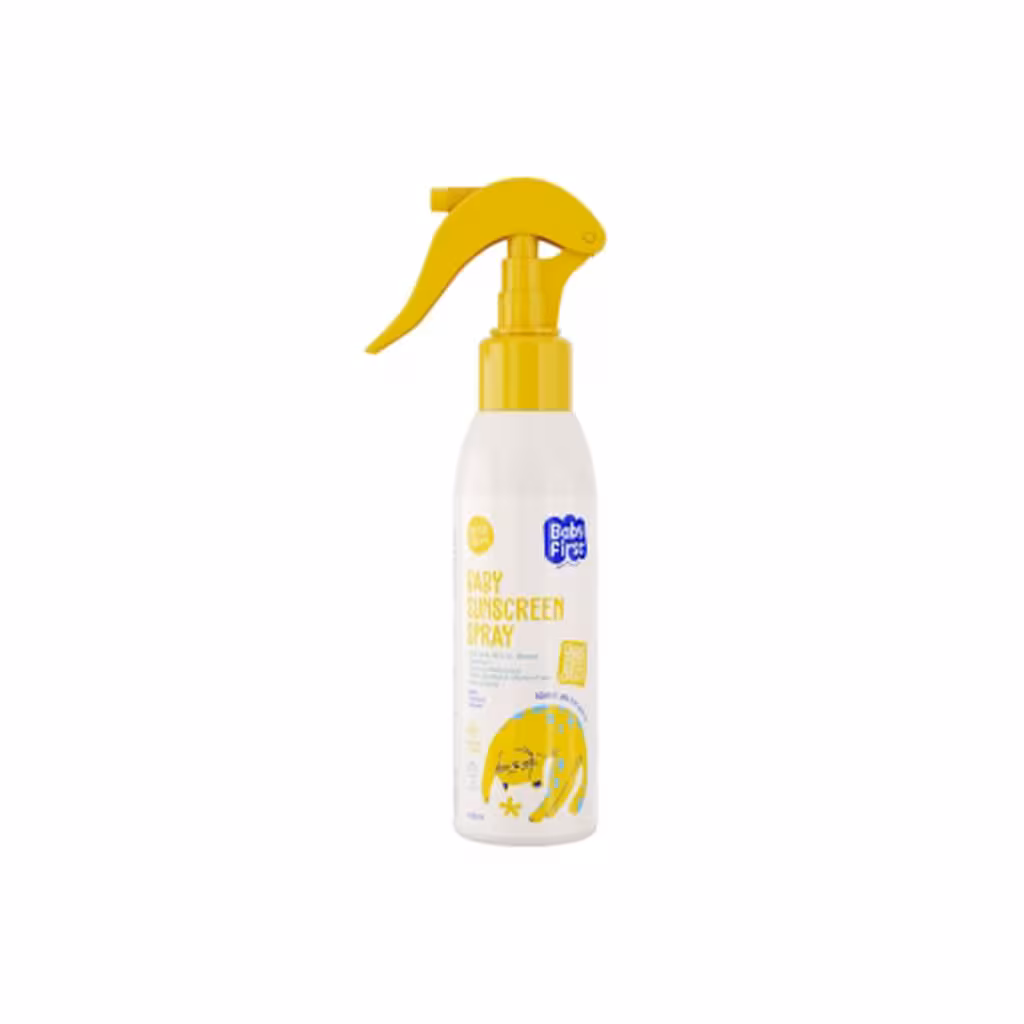 اسپری ضدآفتاب کودکان SPF50 حجم 150 میلی لیتر بیبی فرست Baby First