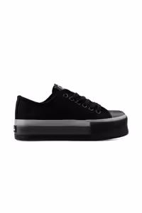 اسنیکر زنانه BN کفش روزانه زنان سیاه SIYAH BLACK Benetton
