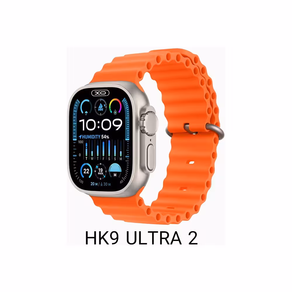 ساعت هوشمند طرح اولترا HK9 Ultra 2 رنگ تیتانیوم