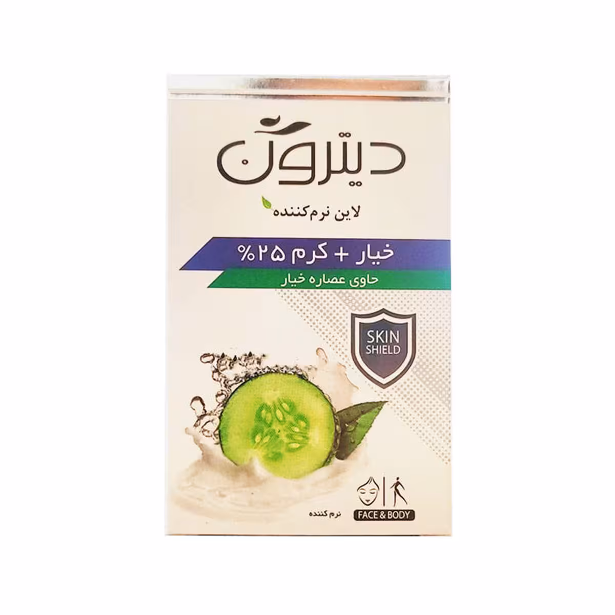 صابون کرم دار 25% و عصاره خیار دیترون – Ditron