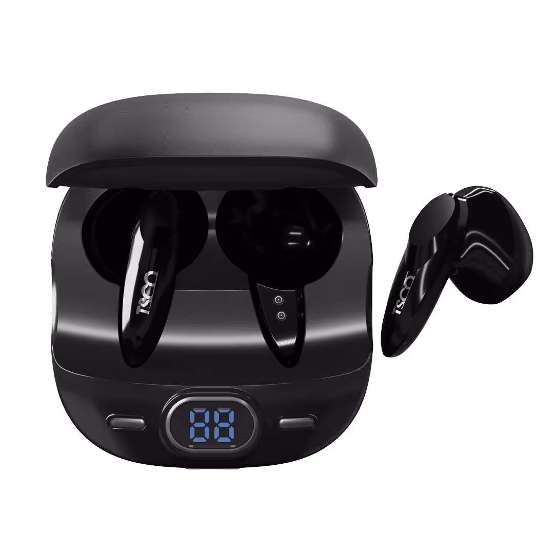 هدست بلوتوثی TWS تسکو TSCO مدل TH 5367TWS با کنترل لمسی و نمایشگر باتری