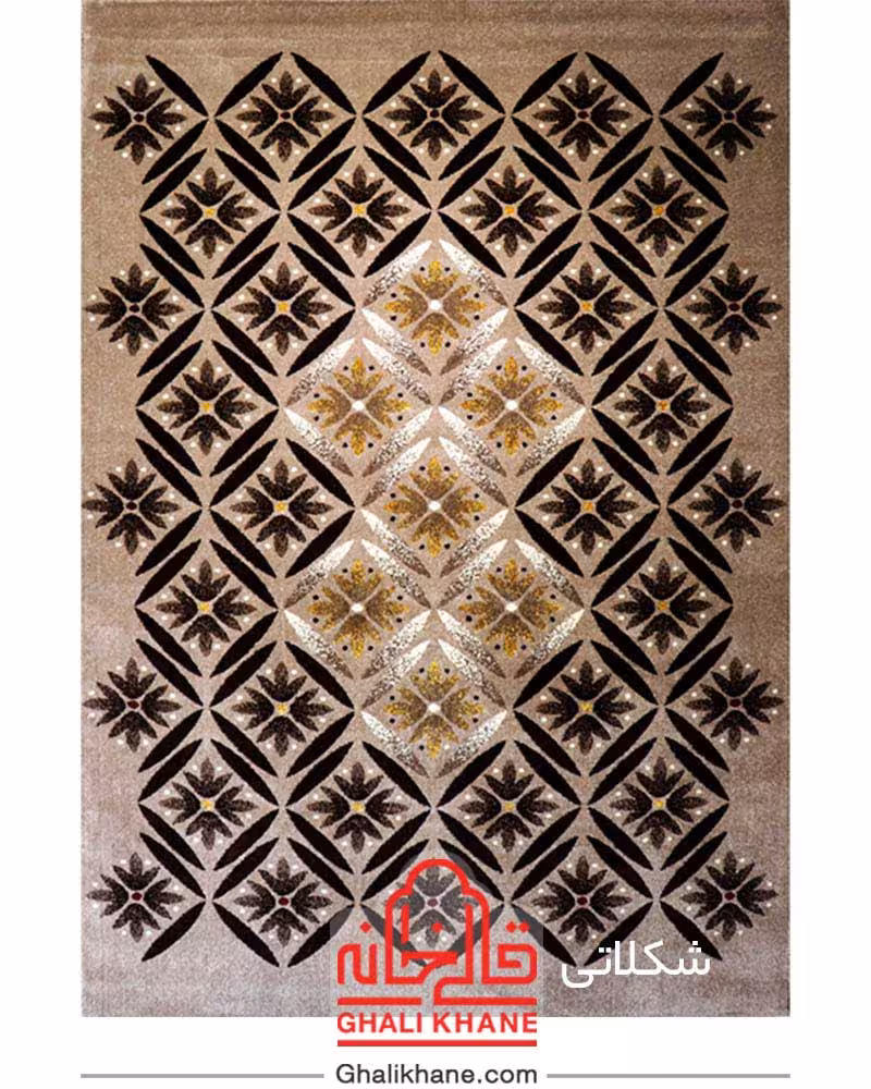 گلیم فرش ماشینی ساوین طرح رایان