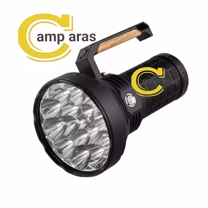 چراغ قوه کینساچ 38000 لومن KINSACH KS-W5221-1 اصل حرفه ای - کمپ آراس