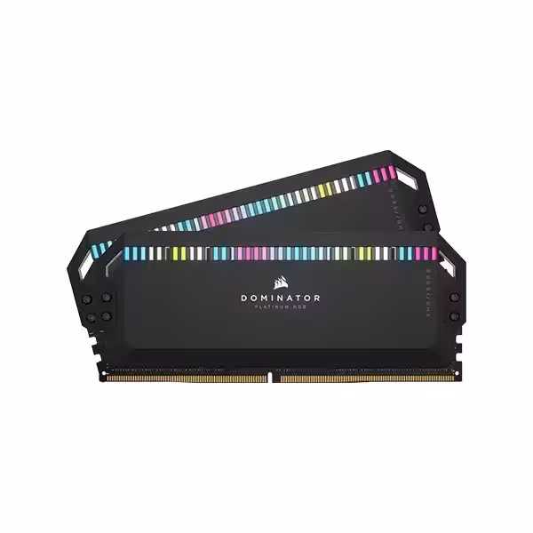 رم کورسیر مدل CORSAIR DOMINATOR PLATINUM RGB 64GB 2×32GB 6000MHz Black