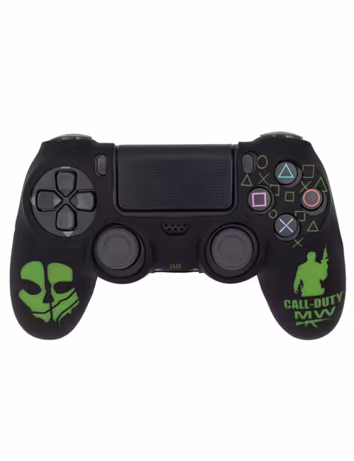 روکش محافظ دسته PS4 لیزری مشکی سبز طرح کال آف دیوتی ام دبلیو