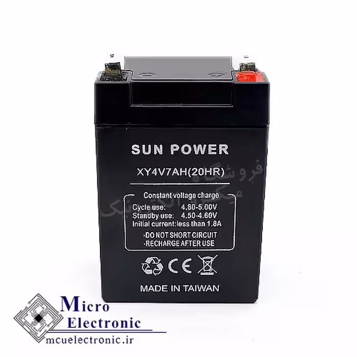 باتری سیلد اسید 4 ولت 6 آمپر