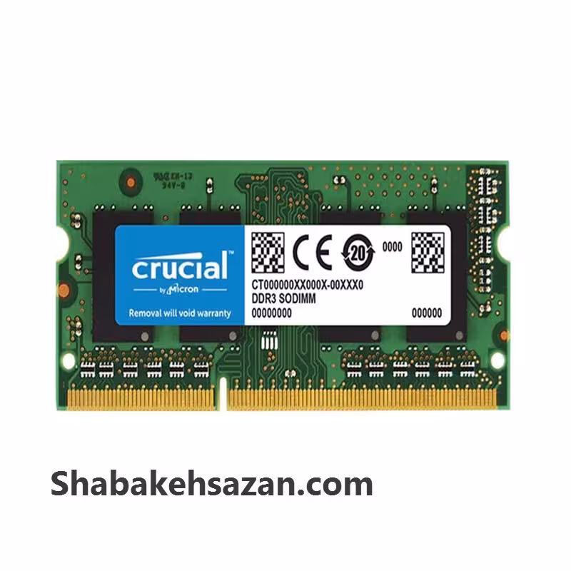 رم لپ تاپ کروشیال مدل DDR3L 1600MHz ظرفیت 8 گیگابایت