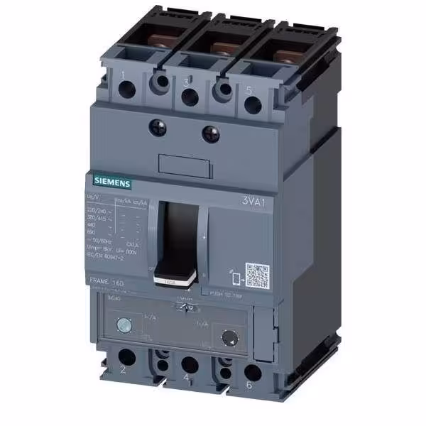 کلید اتوماتیک 55 کیلو آمپر مدل 3VA1180-5EF32-0AA0 زیمنس
