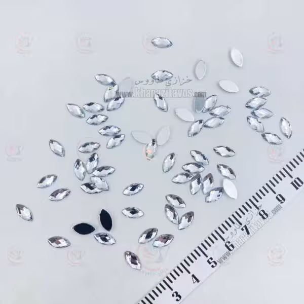 مارکیز چشمی پلاستیکی 5 در 10 پشت صاف 100 عددی