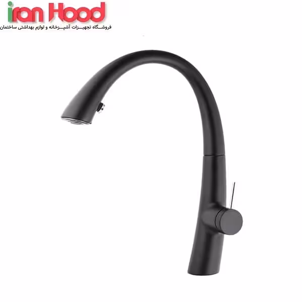 شیر ظرفشویی البرز روز مدل مانیسا مشکی (شلنگدار)