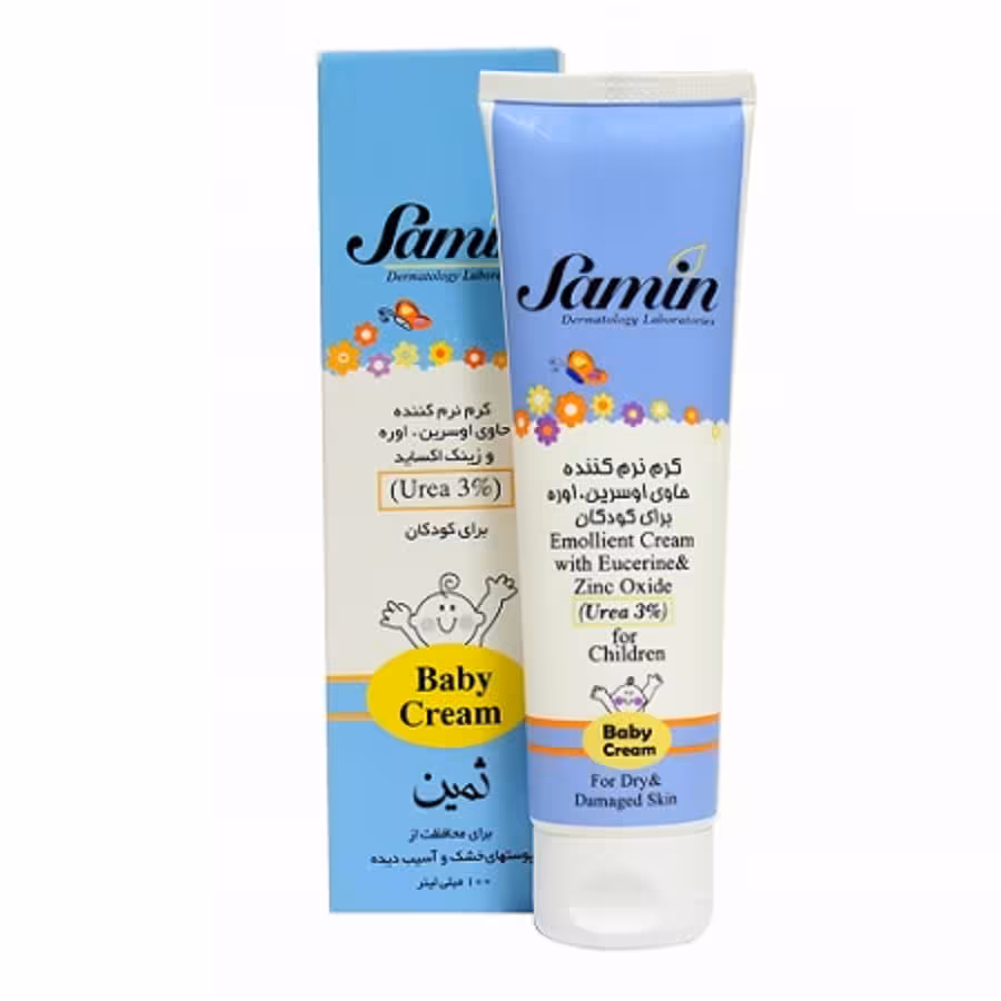 کرم نرم کننده حاوی اوسرین،اوره و زینک اکساید 3% برای کودکان ثمین