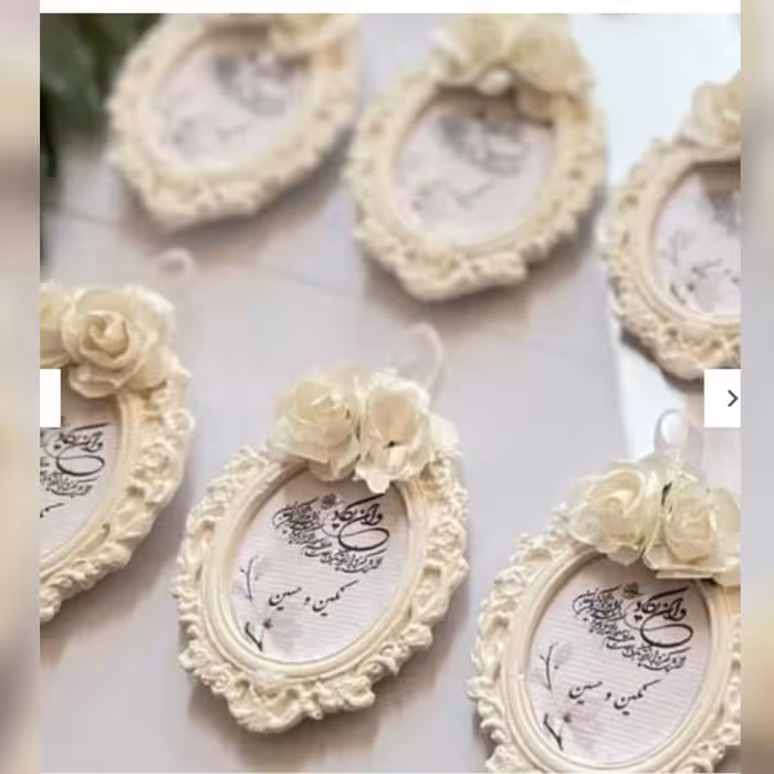 گیفت قاب وانیکاد دانتل گیفت هدیه عروسی عقد و جشن تکلیف قیمت مناسب 