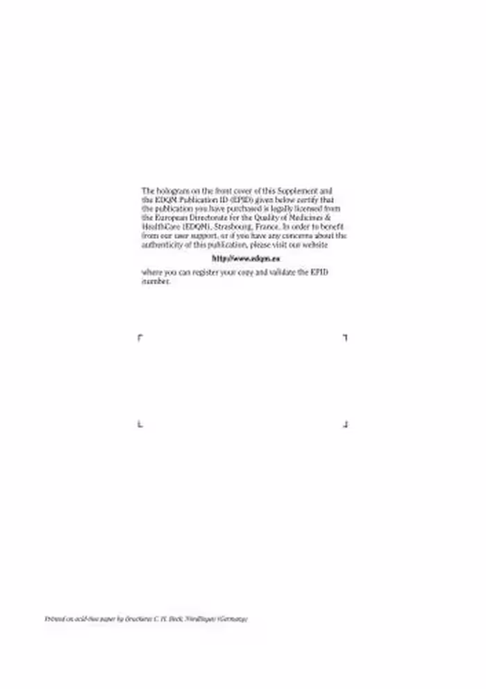 خرید و دانلود نسخه کامل کتاب European Pharmacopoeia 6.0, suplement 6.3 / Европейская фармакопея 6.0, дополнение 6.3