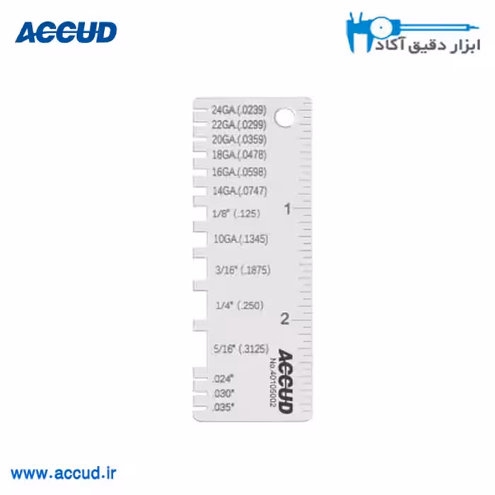 گیج ضخامت سنج Accud (آکاد) مدل 742-003-11