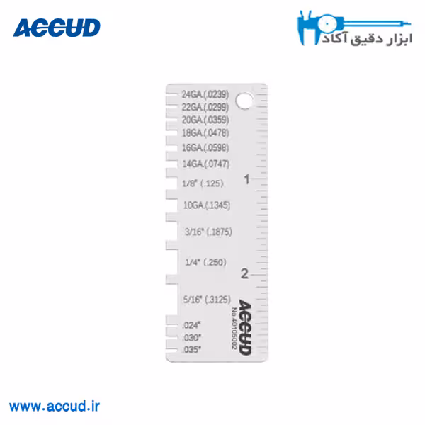 گیج ضخامت سنج Accud (آکاد) مدل 742-003-11