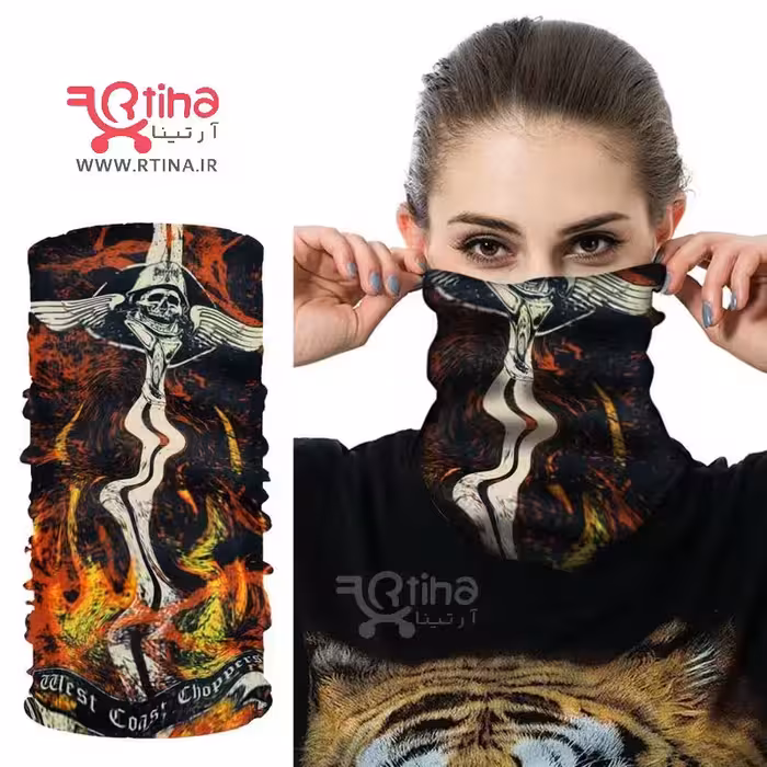 باندانا ورزشی مدل اسکلتی TT5