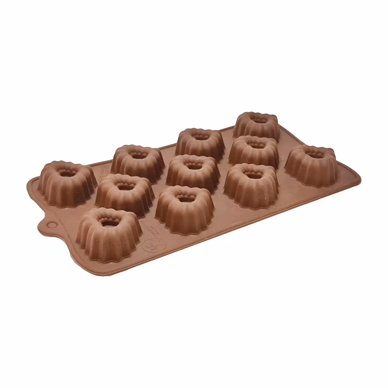 قالب شکلات و پاستیل سیلیکونی طرح قلب کنگره ای کد 1129