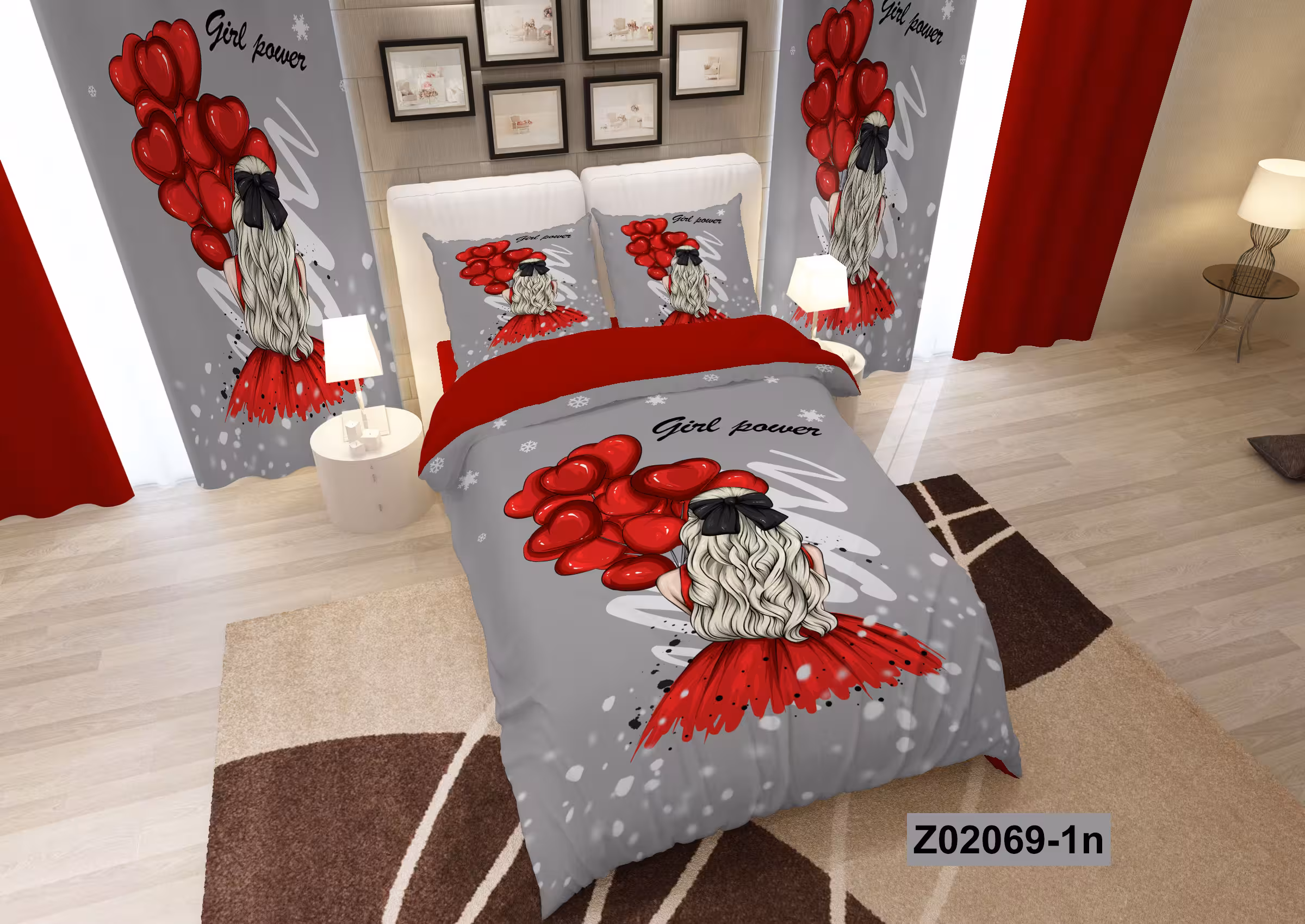 لحاف روتختی تنسل سه بعدی (3D) کالای خواب متین کد 2069