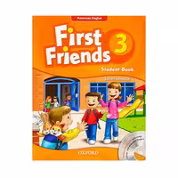 فرست فرندز 3 رحلی با سی دی | american first friends 3
