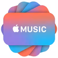 خرید گیفت کارت اپل موزیک 110 دلاری (12ماهه) Apple Music ریجن آمریکا با بهترین قیمت