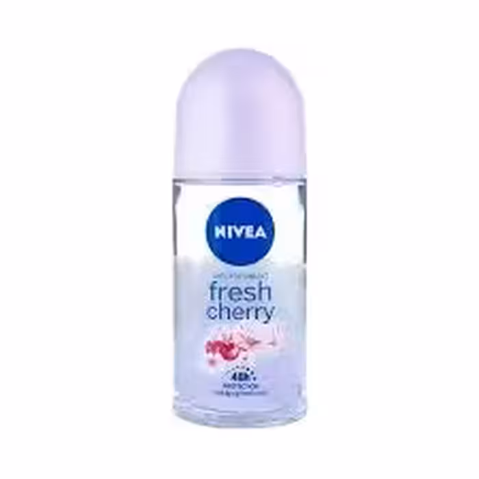 رول ضد تعریق زنانه مدل Fresh Cherry حجم 50 میلی لیتر نیوا ا Nivea Fresh Cherry Roll On Anti Persistent For Women 50ml