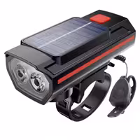 چراغ جلوی دوچرخه نیترو مدل خورشیدی کد 1599