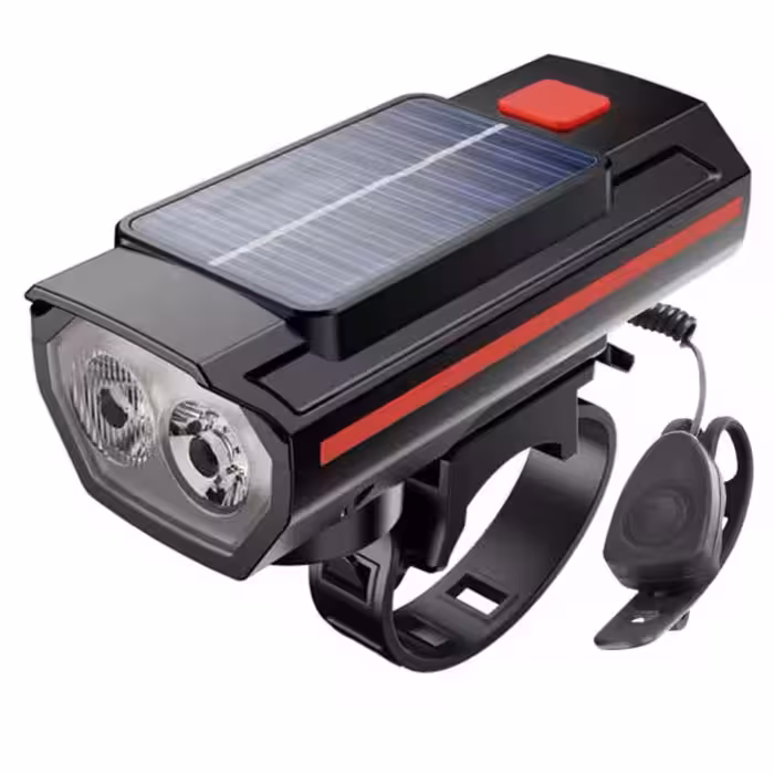 چراغ جلوی دوچرخه نیترو مدل خورشیدی کد 1599