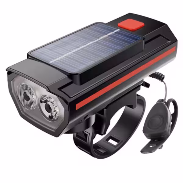 چراغ جلوی دوچرخه نیترو مدل خورشیدی کد 1599