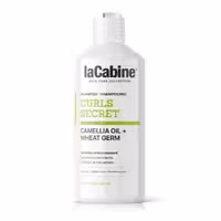 شامپو مخصوص موهای فر لاکابین با عصاره کاملیا و جوانه گندم  Lacabine shampoo curls secret camellia oil   whaet germ