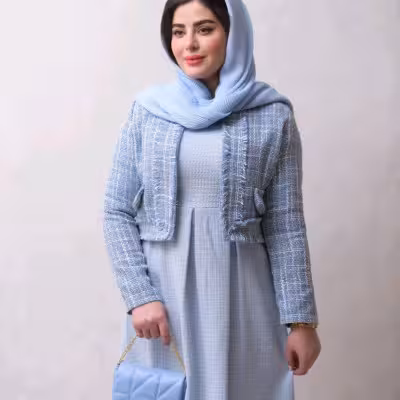 کراپ و پیراهن حصیری آسمان(موجودی سوال شود)