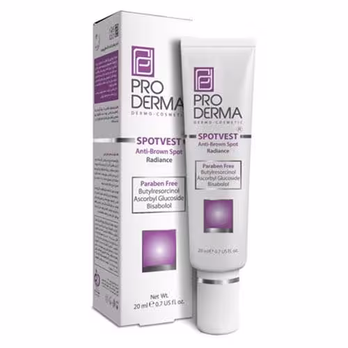 کرم روشن کننده لک های پوست پرودرما