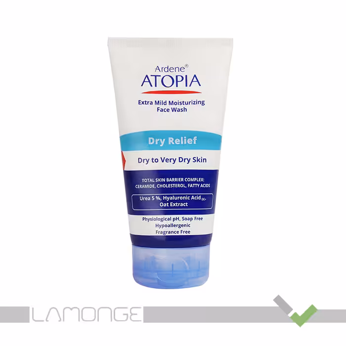 لوسیون شوینده و مرطوب کننده صورت اوره 5% Dry Relief آردن اتوپیا