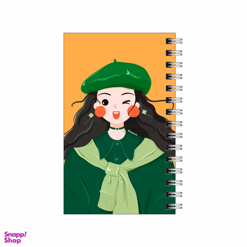 دفترچه یادداشت مدل to do list طرح دختر لپ قرمزی کد 3072677