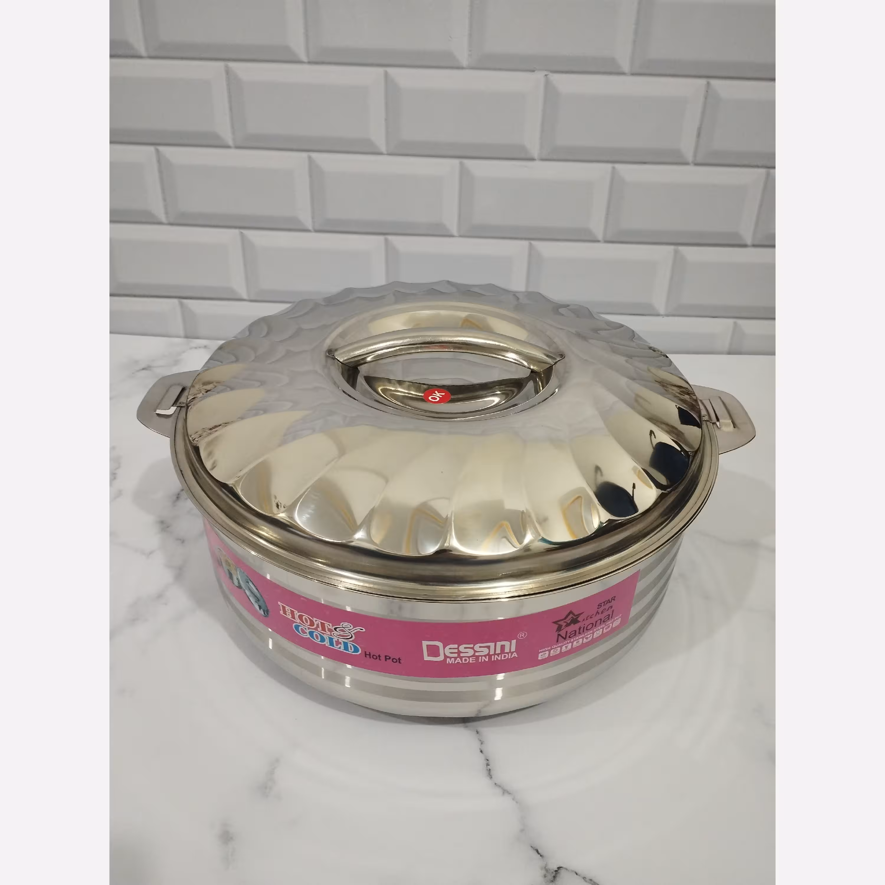 ظرف گرم نگهدارنده استیل 10 لیتری  سایز بزرگ 