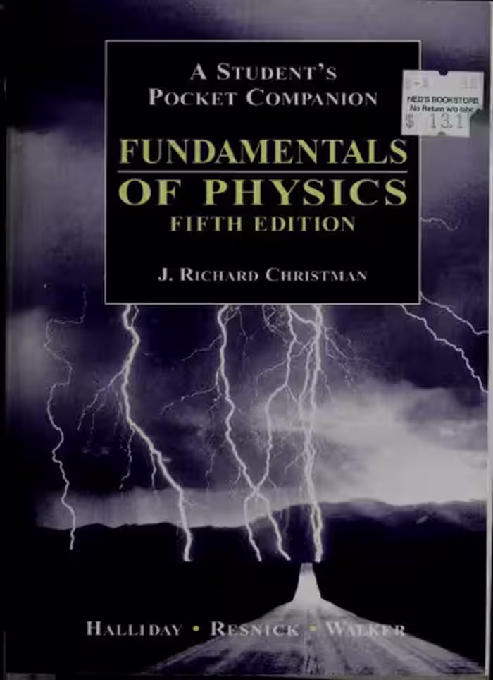 خرید و دانلود نسخه کامل کتاب A Student's Pocket Companion: Fundamentals of Physics