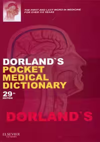 فرهنگ لغت پزشکی dorlands Pocket Medical Dictionary دورلند Elsevier