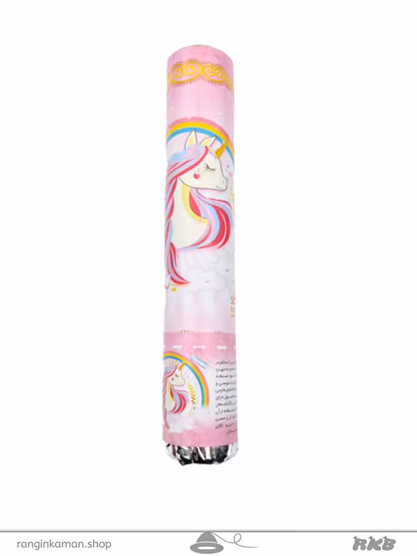 کاغذ پران طرح یونیکورن Paper fan unicorn design