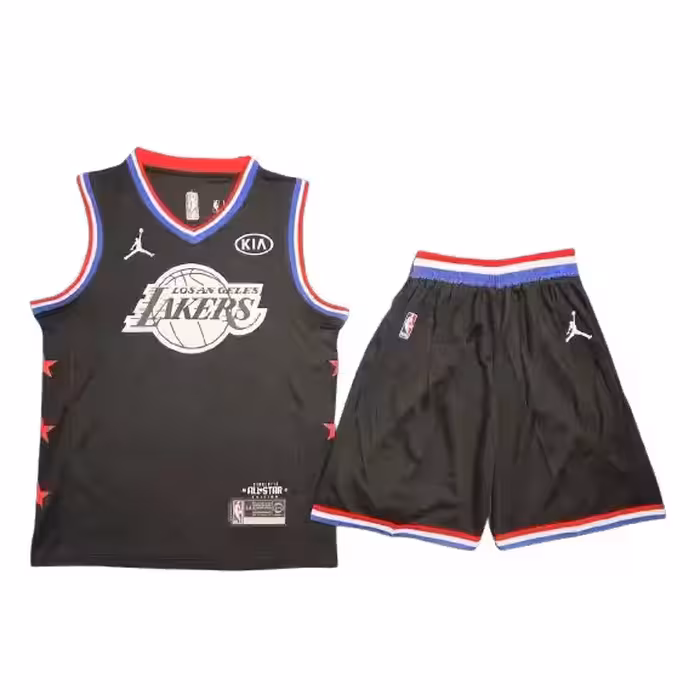 پیراهن و شورت بسکتبالی لس آنجلس لیکرز مشکی 2026