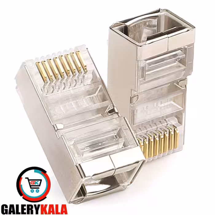 سوکت شبکه cat6 فلزی D-NET بسته 100 عددی