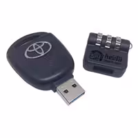 فلش مموری پرلیت یو اس بی طرح ریموت تویوتا کد L20-U3.0 ظرفیت 64 گیگابایت