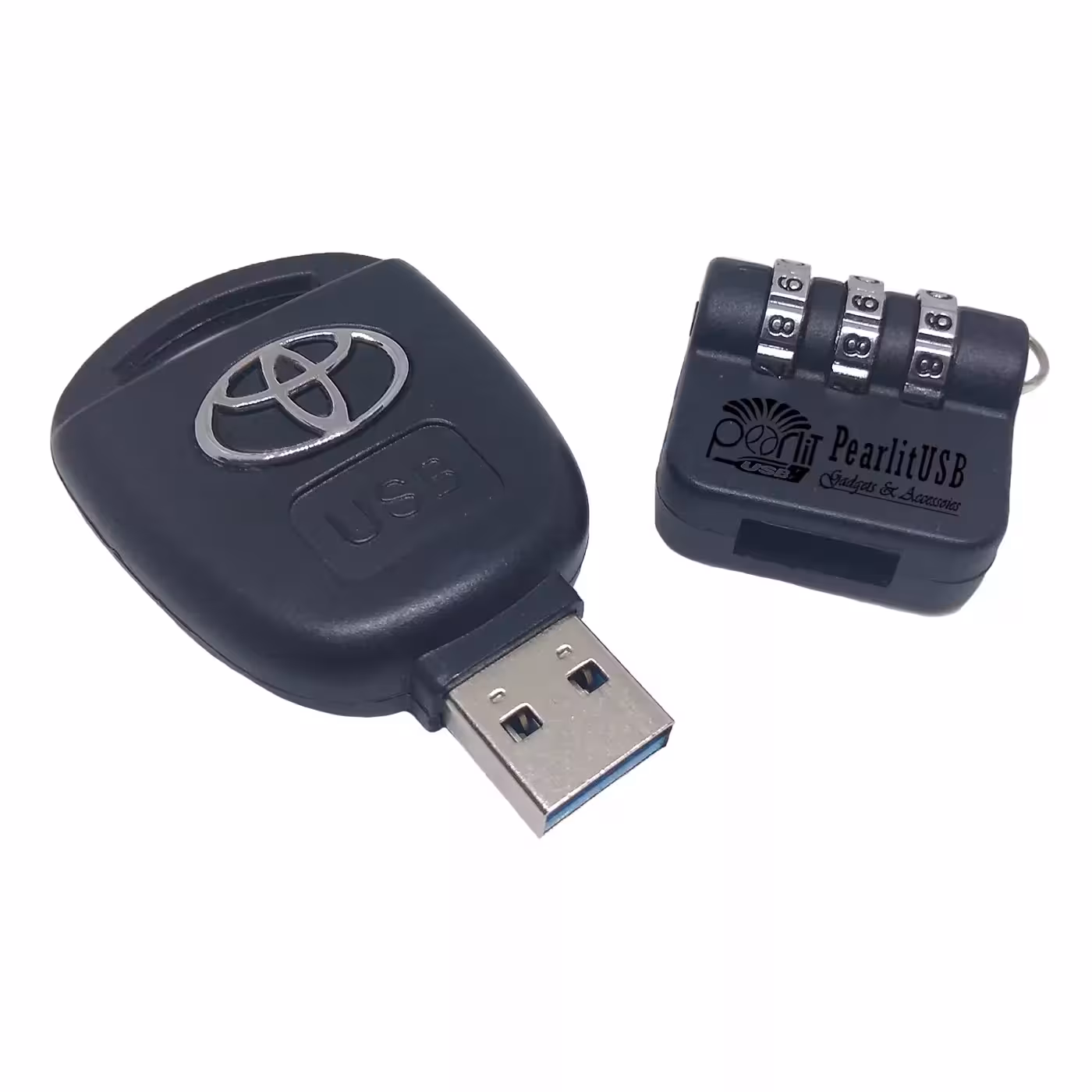 فلش مموری پرلیت یو اس بی طرح ریموت تویوتا کد L20-U3.0 ظرفیت 64 گیگابایت