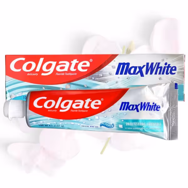 خمیردندان کلگیت  max fresh مدل whitening crystal حجم100 میل