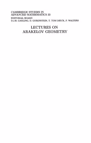 خرید و دانلود نسخه کامل کتاب Lectures on Arakelov Geometry
