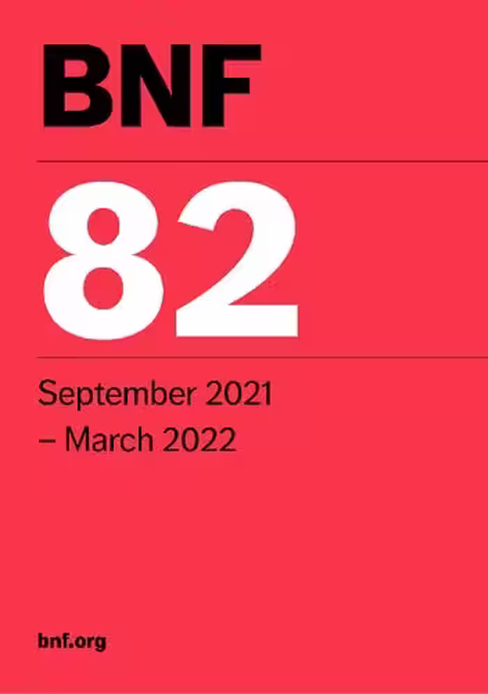 خرید و دانلود نسخه کامل کتاب BNF 82 September 2021 – March 2022