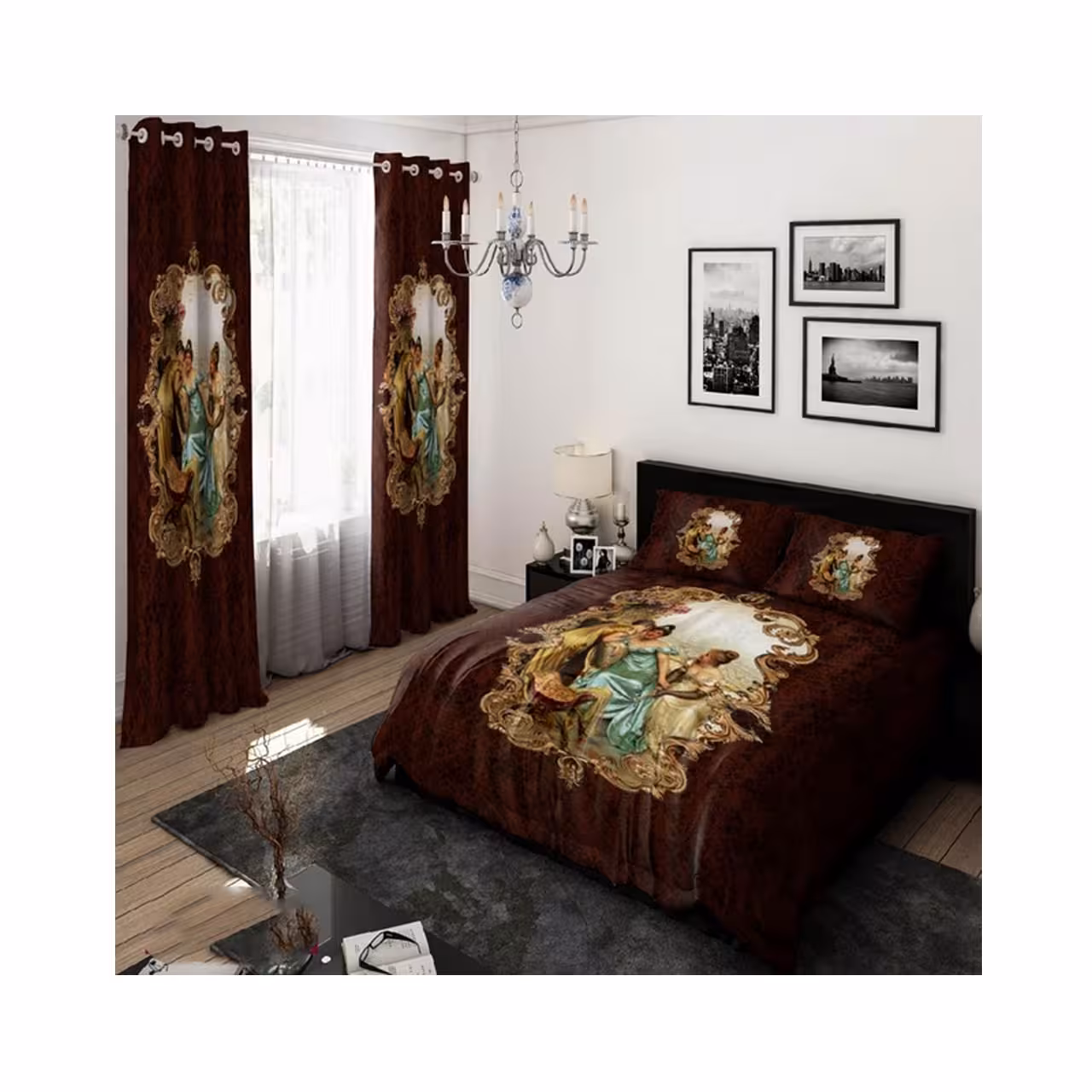 روتختی با کیفیت سه بعدی 6 تیکه کد BD663