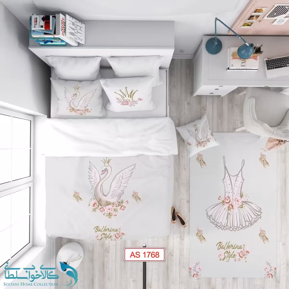 روتختی طرح ملیندا سایز یکنفره کد A1768